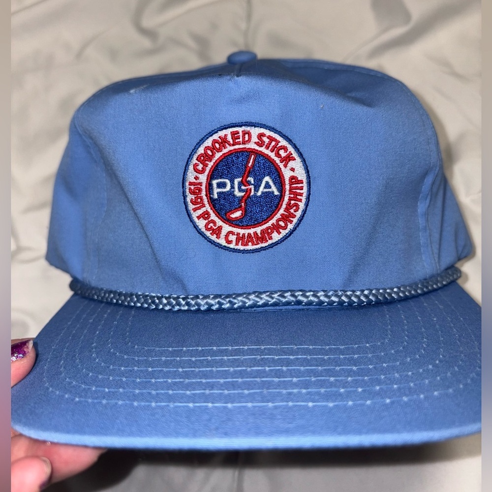 Vintage Blue Crooked Stick PGA Championship Hat - Picture 2 of 7